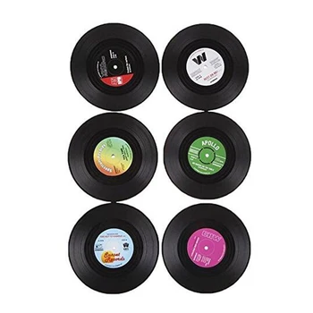 6 Pcs/Set Retro Vinyl Cd Record Coaster Classic Music Style Cup Mat For Cups, Mugs, Glasses As Shown
6 Pcs/Set Retro Vinyl Cd Record Coaster Classic Music Style Cup Mat For Cups, Mugs, Glasses As Shown