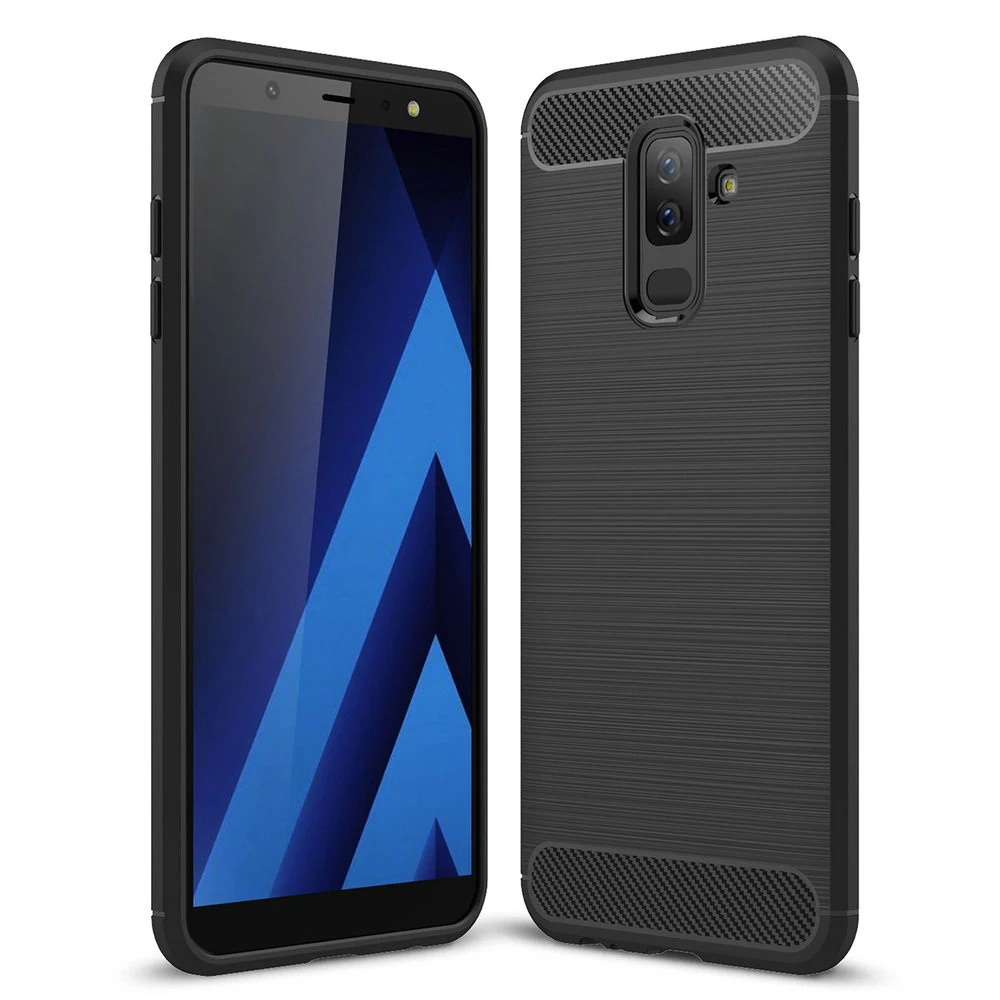For Samsung Galaxy A6 2018 TPU Cover Brushed Carbon Fiber Anti-Shock Rugged TPU Rubber Case For Samsung Galaxy A6 Plus 2018
For Samsung Galaxy A6 2018 TPU Cover Brushed Carbon Fiber Anti-Shock Rugged TPU Rubber Case For Samsung Galaxy A6 Plus 2018