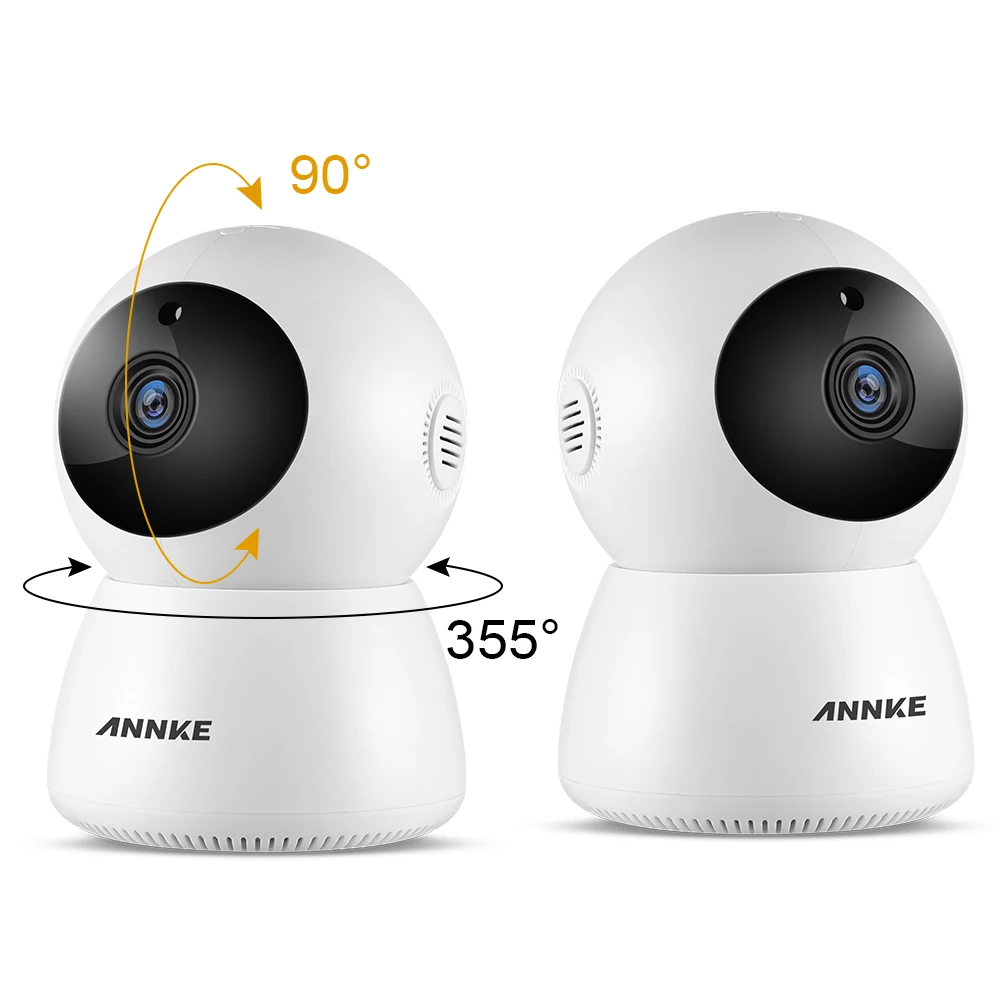 ANNKE 2PCS 1080P Security WiFi IP Camera 2MP Wireless Network Camera CCTV Camera Surveillance Night Vision Baby Monitor Camera
ANNKE 2PCS 1080P Security WiFi IP Camera 2MP Wireless Network Camera CCTV Camera Surveillance Night Vision Baby Monitor Camera