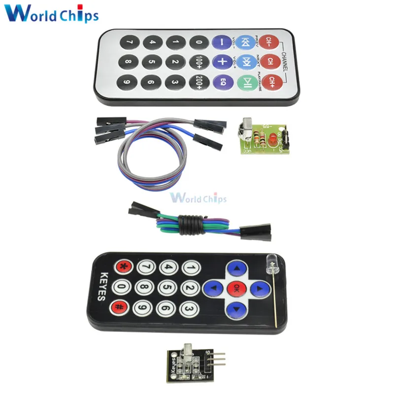 diymore 1 Set HX1838 Infrared Remote Control Module Wireless IR Receiver Module DIY Kit for Arduino Raspberry Pi diy electronic
diymore 1 Set HX1838 Infrared Remote Control Module Wireless IR Receiver Module DIY Kit for Arduino Raspberry Pi diy electronic