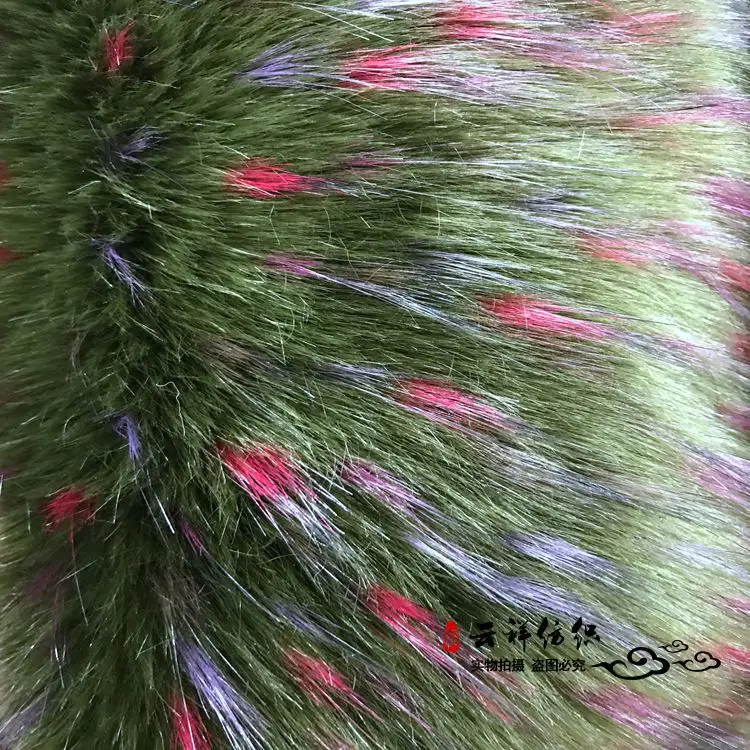 2018 simulation Multicolored jacquard hair collar fake raccoon fur hair artificial hair
2018 simulation Multicolored jacquard hair collar fake raccoon fur hair artificial hair