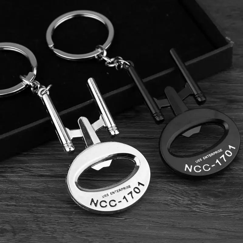 12pcs/lot NEW Arrival Star Trek Bottle Opener Keychains USS Enterprise NCC 1701Metal key ring chaveiro llaveros 3 colors
12pcs/lot NEW Arrival Star Trek Bottle Opener Keychains USS Enterprise NCC 1701Metal key ring chaveiro llaveros 3 colors