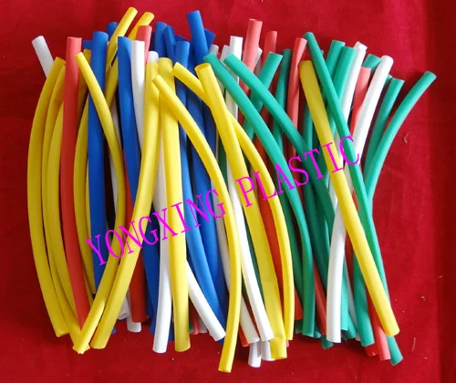 125pcs/lot 5.0mm 10cm length pvc heat shrink tube ratio 2:1 sleeving red yellow blue green white color mixed
125pcs/lot 5.0mm 10cm length pvc heat shrink tube ratio 2:1 sleeving red yellow blue green white color mixed