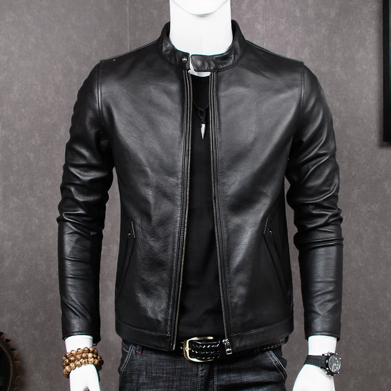 2019 Genuine Leather Jacket Men Sheepskin Coat for Men Plus Size Real Cow Leather Jackets Chaqueta Cuero Hombre MT681 KJ2283
2019 Genuine Leather Jacket Men Sheepskin Coat for Men Plus Size Real Cow Leather Jackets Chaqueta Cuero Hombre MT681 KJ2283
