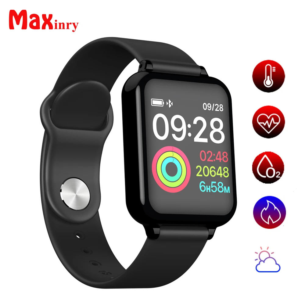 Smart Watch Sports Android Iphone Smart Bracelet Blood Pressure Message Content Display B57 Heart Rate Tracker Fitness Tracker
Smart Watch Sports Android Iphone Smart Bracelet Blood Pressure Message Content Display B57 Heart Rate Tracker Fitness Tracker