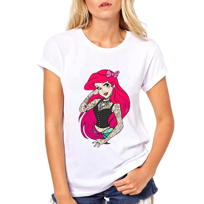 NEW T shirt Women Princess printing Witch Queen Mermaid Bad girls Alice Casual TShirt Top summer t-shirt women Fashion hipster T
NEW T shirt Women Princess printing Witch Queen Mermaid Bad girls Alice Casual TShirt Top summer t-shirt women Fashion hipster T