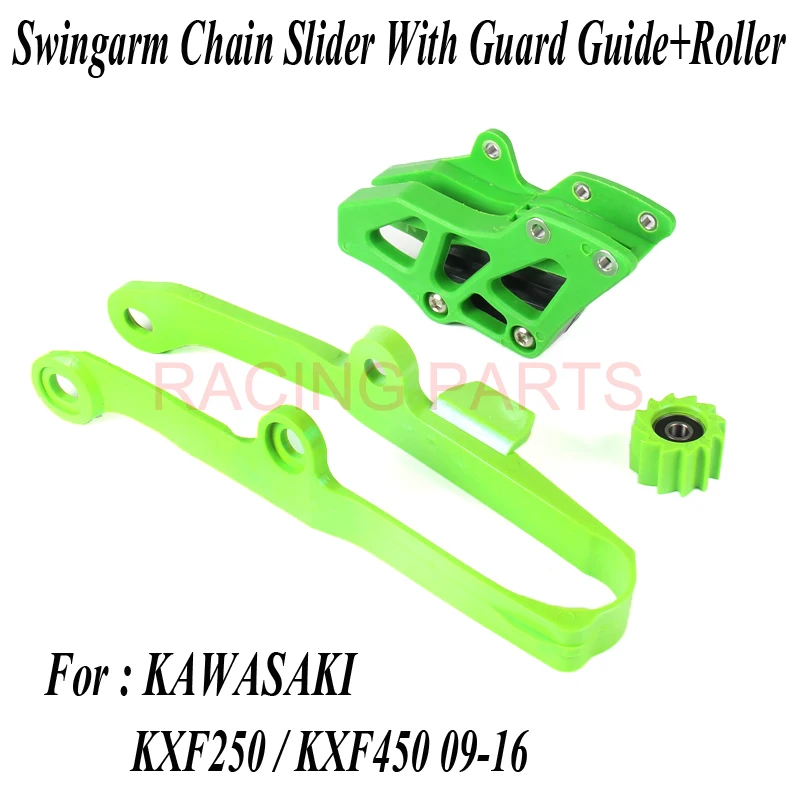 

KXF Chain Slider Guard Guide+Roller Fit KX 250F 450F KX250F KX450F 2009-2018 Dirt Bike Off Road Motocross Motorcycle