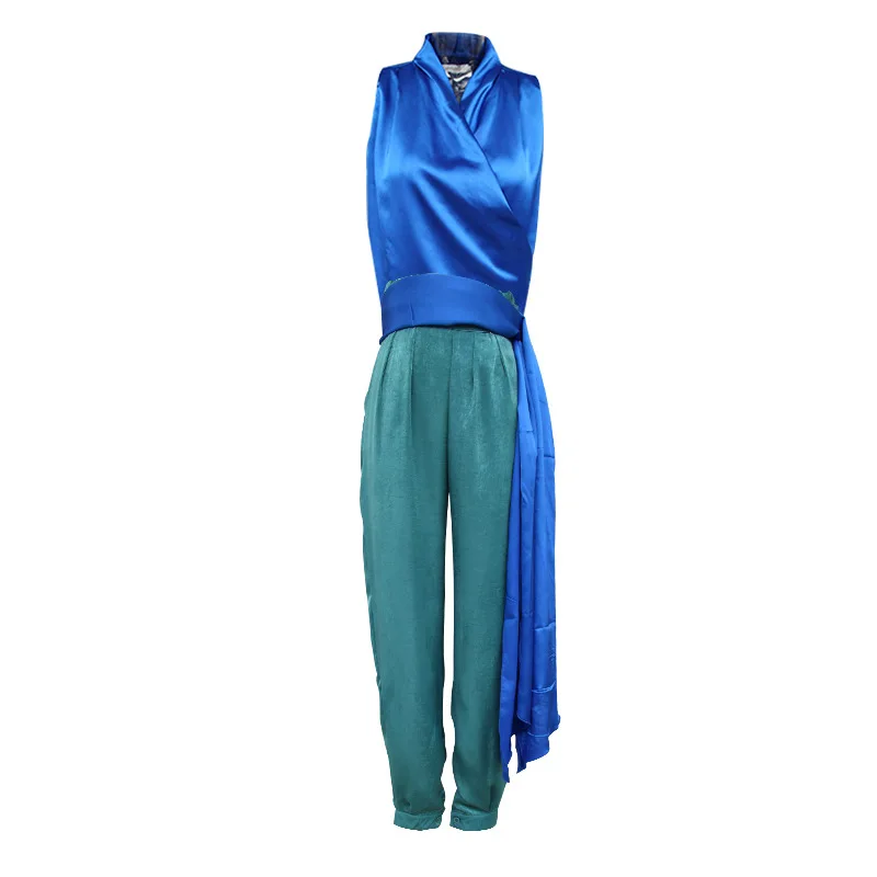 HIGH STREET New Stylish 2019 Runway Suit Set Women's Ruffle Tank Tops Loose Pants Set
HIGH STREET New Stylish 2019 Runway Suit Set Women's Ruffle Tank Tops Loose Pants Set