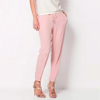 2018 New Brand Casual Chiffon pants Women Wide Breathable comfort bright candy color loose Trousers leisure harem pants 7 colors
2018 New Brand Casual Chiffon pants Women Wide Breathable comfort bright candy color loose Trousers leisure harem pants 7 colors