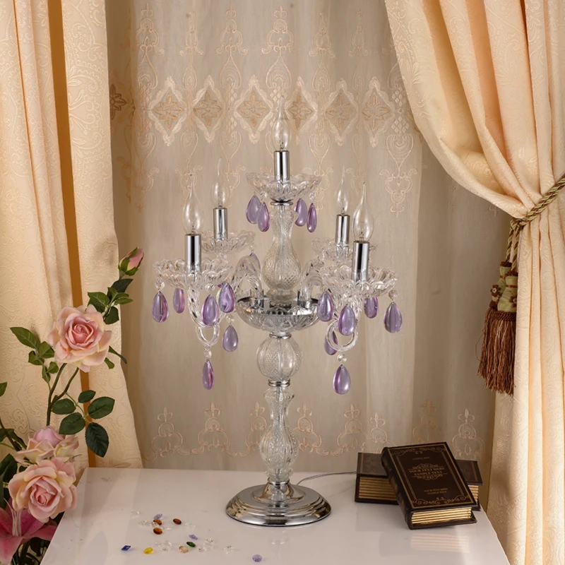 Bedside Lamp Creative Atmosphere Hotel Room Leisure Center Crystal Table Light Europe Crystal Table Lamp Living Room Bedroom
Bedside Lamp Creative Atmosphere Hotel Room Leisure Center Crystal Table Light Europe Crystal Table Lamp Living Room Bedroom