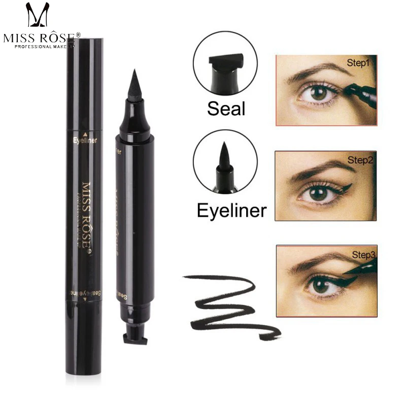 Miss Rose Brand Makeup Liquid Eyeliner Pencil Quick Dry Waterproof Eye Liner Black Color With Stamp Beauty Eye Pencil
Miss Rose Brand Makeup Liquid Eyeliner Pencil Quick Dry Waterproof Eye Liner Black Color With Stamp Beauty Eye Pencil