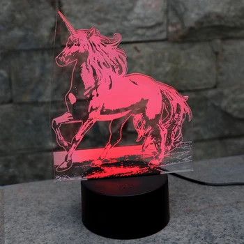 New Creative Unicorn Table Lamp 7 Colors Changing Desk Lamp 3d Lamp Novelty Led Night Lights Led Light DropShip
New Creative Unicorn Table Lamp 7 Colors Changing Desk Lamp 3d Lamp Novelty Led Night Lights Led Light DropShip