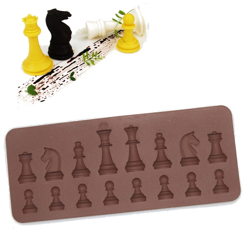 16 Cavity Chess Shaped Chocolate Cake Sugar Silicone Mould Ice Mini Cube Tray Kitchen Bakeware Baking Pastry Tools 21.8*8.8cm
16 Cavity Chess Shaped Chocolate Cake Sugar Silicone Mould Ice Mini Cube Tray Kitchen Bakeware Baking Pastry Tools 21.8*8.8cm