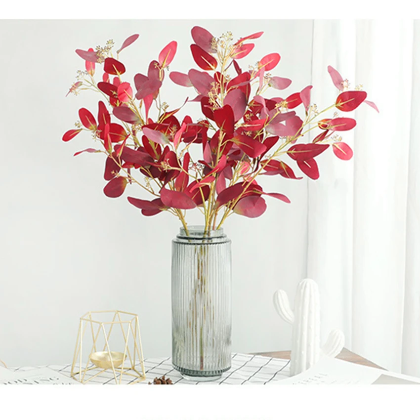 1PC High Quality Eucalyptus Leaf Artificial flower Leaves Plant Wall Material Flower Arrangement Home Room Party Decoration 72CM
1PC High Quality Eucalyptus Leaf Artificial flower Leaves Plant Wall Material Flower Arrangement Home Room Party Decoration 72CM