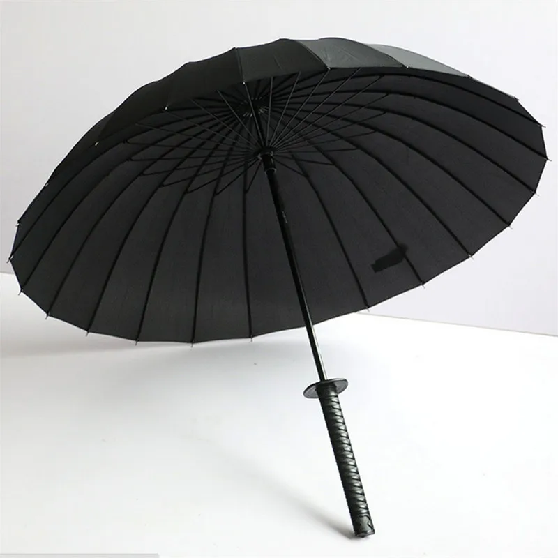 Hot Large Windproof Japanese Samurai Sword Kantana Umbrella Black Ninja-like Straight Long-handle Umbrellas 8/16 /24 Ribs
Hot Large Windproof Japanese Samurai Sword Kantana Umbrella Black Ninja-like Straight Long-handle Umbrellas 8/16 /24 Ribs