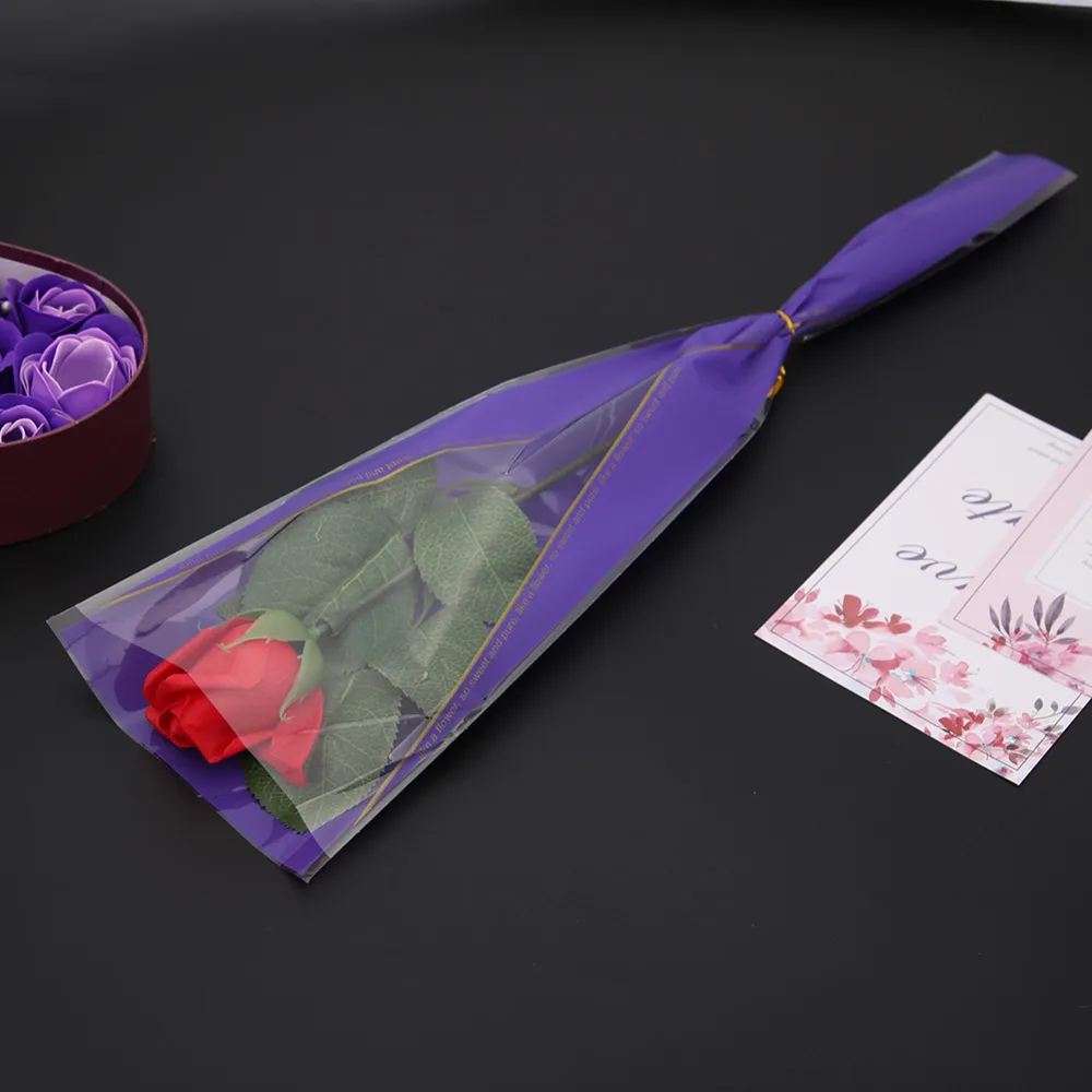 50pcs Transparency Bag Rose Single Flower Bag Bouquet Wrapping Paper Plastic Opp Bag Floral Packaging Materials Accessory
50pcs Transparency Bag Rose Single Flower Bag Bouquet Wrapping Paper Plastic Opp Bag Floral Packaging Materials Accessory