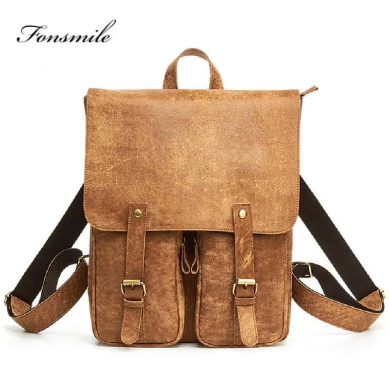 T013 New Men's Bag Retro Frosted Crazy Horse Leather Men's Shoulder Bag First Layer Leather Backpack Leather Travel Backpack
T013 New Men's Bag Retro Frosted Crazy Horse Leather Men's Shoulder Bag First Layer Leather Backpack Leather Travel Backpack