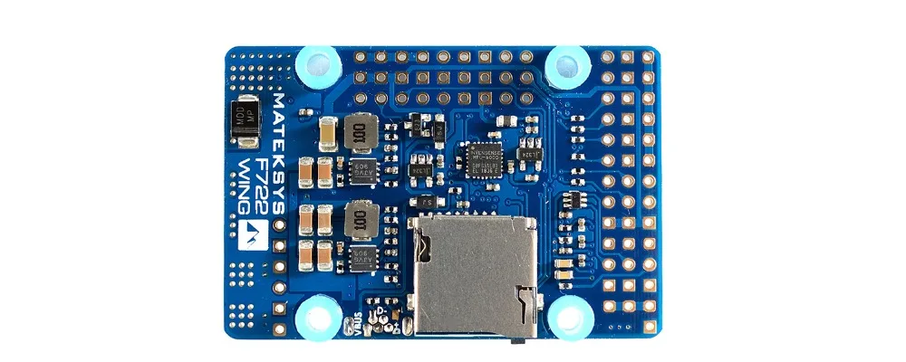Matek Systems Mateksys F722-WING Flight Controller F722 wing FC with PDB Support 3~6S Fly Wing Fixed Wing
Matek Systems Mateksys F722-WING Flight Controller F722 wing FC with PDB Support 3~6S Fly Wing Fixed Wing