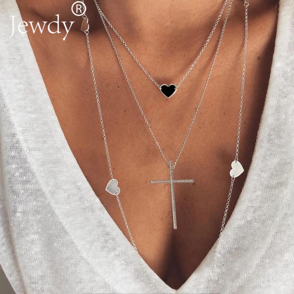 New Bohemia Multilayer Chain Choker Necklaces & Pendants for Women Punk Heart Cross Necklace Fashion Collar Jewelry Beach Summer
New Bohemia Multilayer Chain Choker Necklaces & Pendants for Women Punk Heart Cross Necklace Fashion Collar Jewelry Beach Summer