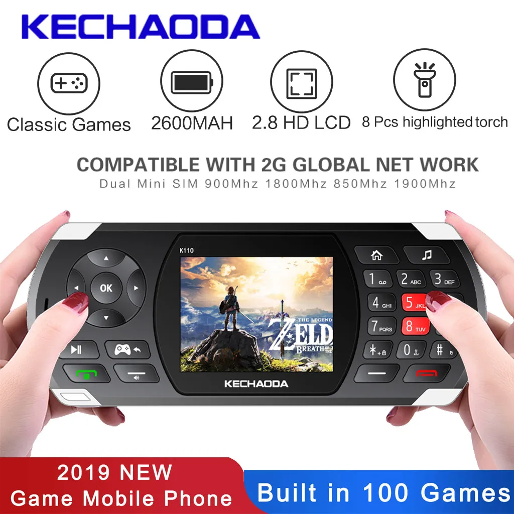 Game Phone 2.8 inch 2600mAh 100 Classic Game Torch Big Sound Speaker With Vibration Dual SIM Card Dual Standby Feature Phone 703
Game Phone 2.8 inch 2600mAh 100 Classic Game Torch Big Sound Speaker With Vibration Dual SIM Card Dual Standby Feature Phone 703