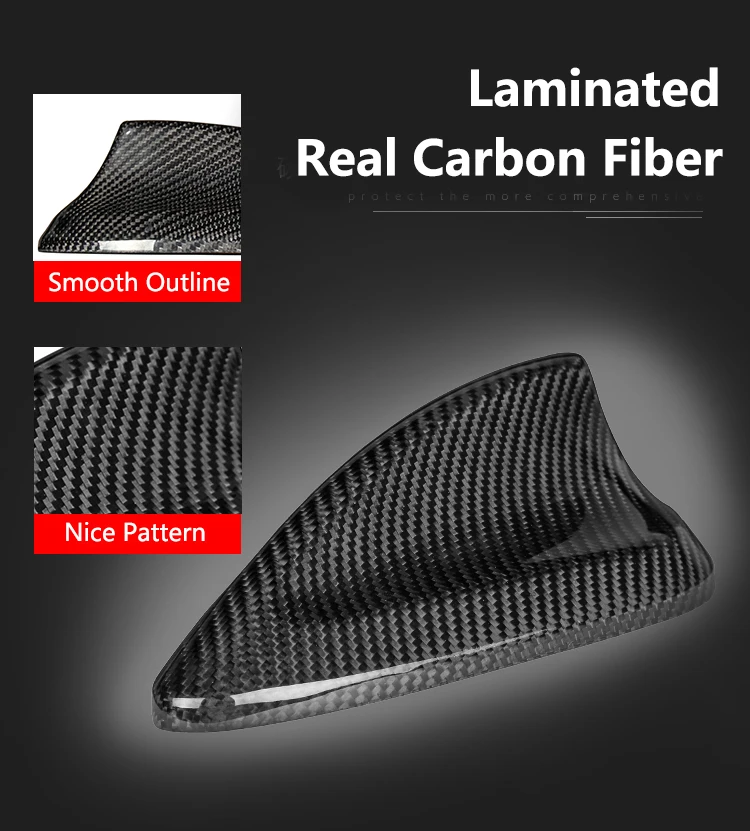 AIRSPEED for BMW E90 E92 F20 F30 F10 F34 G30 G20 F15 F16 F21 F45 F56 F01 Accessories Carbon Fiber Shark Fin Antenna Cover Trim AIRSPEED for BMW E90 E92 F20 F30 F10 F34 G30 G20 F15 F16 F21 F45 F56 F01 Accessories Carbon Fiber Shark Fin Antenna Cover Trim