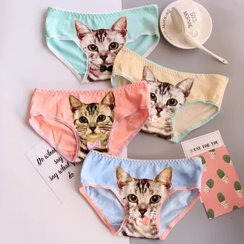Girls Cat Panties Kids Cotton Underwear 2019 Teenage Panties For 12-20Y Casual Children Underwear Female Brief Culotte Femme
Girls Cat Panties Kids Cotton Underwear 2019 Teenage Panties For 12-20Y Casual Children Underwear Female Brief Culotte Femme
