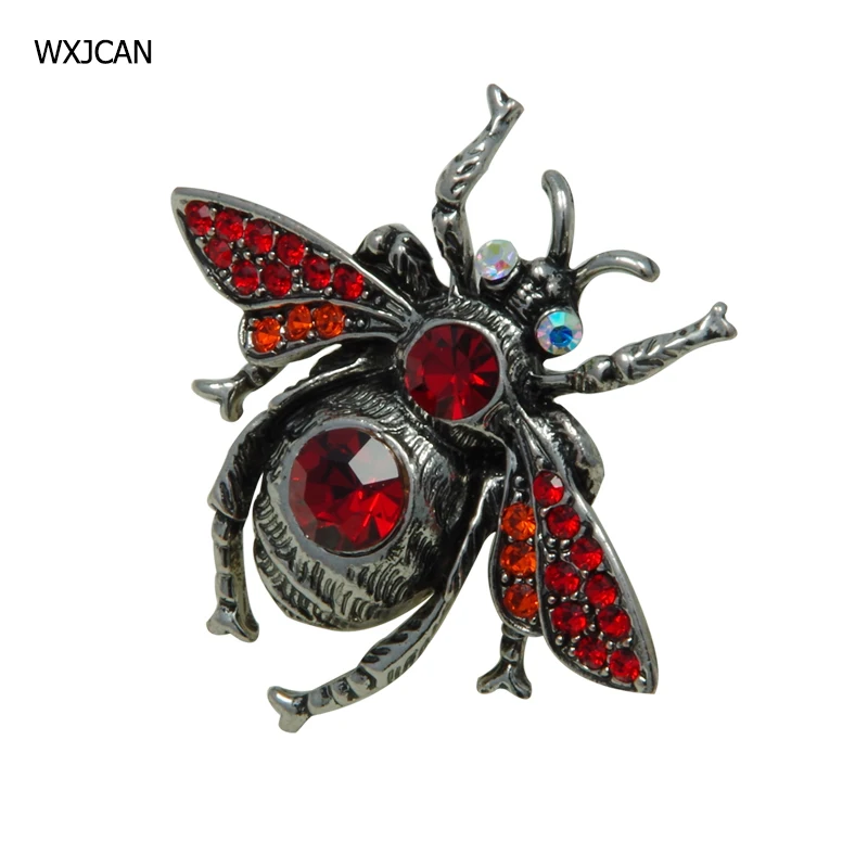 WXJCAN insect brooch bee Alloy inlay rhinestone brooch decorative pin Vintage brooches free shipping Size 47mm*42mm
WXJCAN insect brooch bee Alloy inlay rhinestone brooch decorative pin Vintage brooches free shipping Size 47mm*42mm