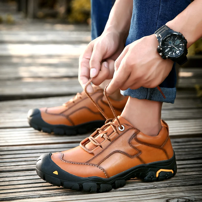 HEINRICH Genuine Leather Men's Shoes High Quality Outdoor Walking Mens Casual Shoes Breathable Safety Shoes Men Zapatos Hombre
HEINRICH Genuine Leather Men's Shoes High Quality Outdoor Walking Mens Casual Shoes Breathable Safety Shoes Men Zapatos Hombre