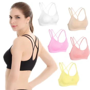 Solid Color Bra Seamless Shockproof Fitness Bralette Bras For Women Breathable Underwear Push Up Wire Free Lingerie Sleeping Bra
Solid Color Bra Seamless Shockproof Fitness Bralette Bras For Women Breathable Underwear Push Up Wire Free Lingerie Sleeping Bra