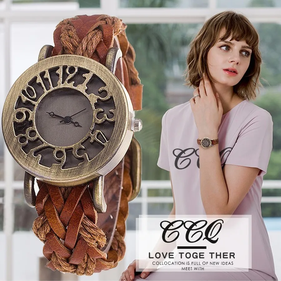 CCQ Brand Fashion Hollow Out Watch Casual Women Men Leather Bracelet Watch Vintage Quartz Watch Clock Hot Selling
CCQ Brand Fashion Hollow Out Watch Casual Women Men Leather Bracelet Watch Vintage Quartz Watch Clock Hot Selling