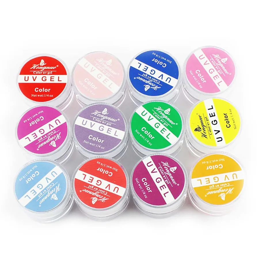 Hongnuo 12 Color Gel Nail Polish Soak Off UV LED Long Lasting Solid Pure Paint Color drop shipping 0914
Hongnuo 12 Color Gel Nail Polish Soak Off UV LED Long Lasting Solid Pure Paint Color drop shipping 0914