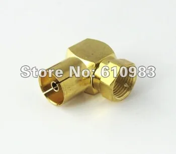 Free shipping (5 pieces/lot) IEC DVB-T TV PAL Female to F Male right angle RF Connector Adapter Converter for Antenna
Free shipping (5 pieces/lot) IEC DVB-T TV PAL Female to F Male right angle RF Connector Adapter Converter for Antenna
