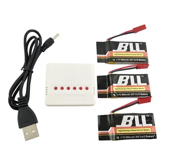 3.7V Battery MJX X400 X800 X500 X300 HM1315 HJ818 HJ819 FY550 JXD509 Four Axis Airplane 3PCS 3.7V 800mah Battery and Charger
3.7V Battery MJX X400 X800 X500 X300 HM1315 HJ818 HJ819 FY550 JXD509 Four Axis Airplane 3PCS 3.7V 800mah Battery and Charger