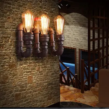 Industry wind Retro loft Water pipe wall lamp personality bar cafe pub stair dining room kitchen restaurant decoration light bra
Industry wind Retro loft Water pipe wall lamp personality bar cafe pub stair dining room kitchen restaurant decoration light bra