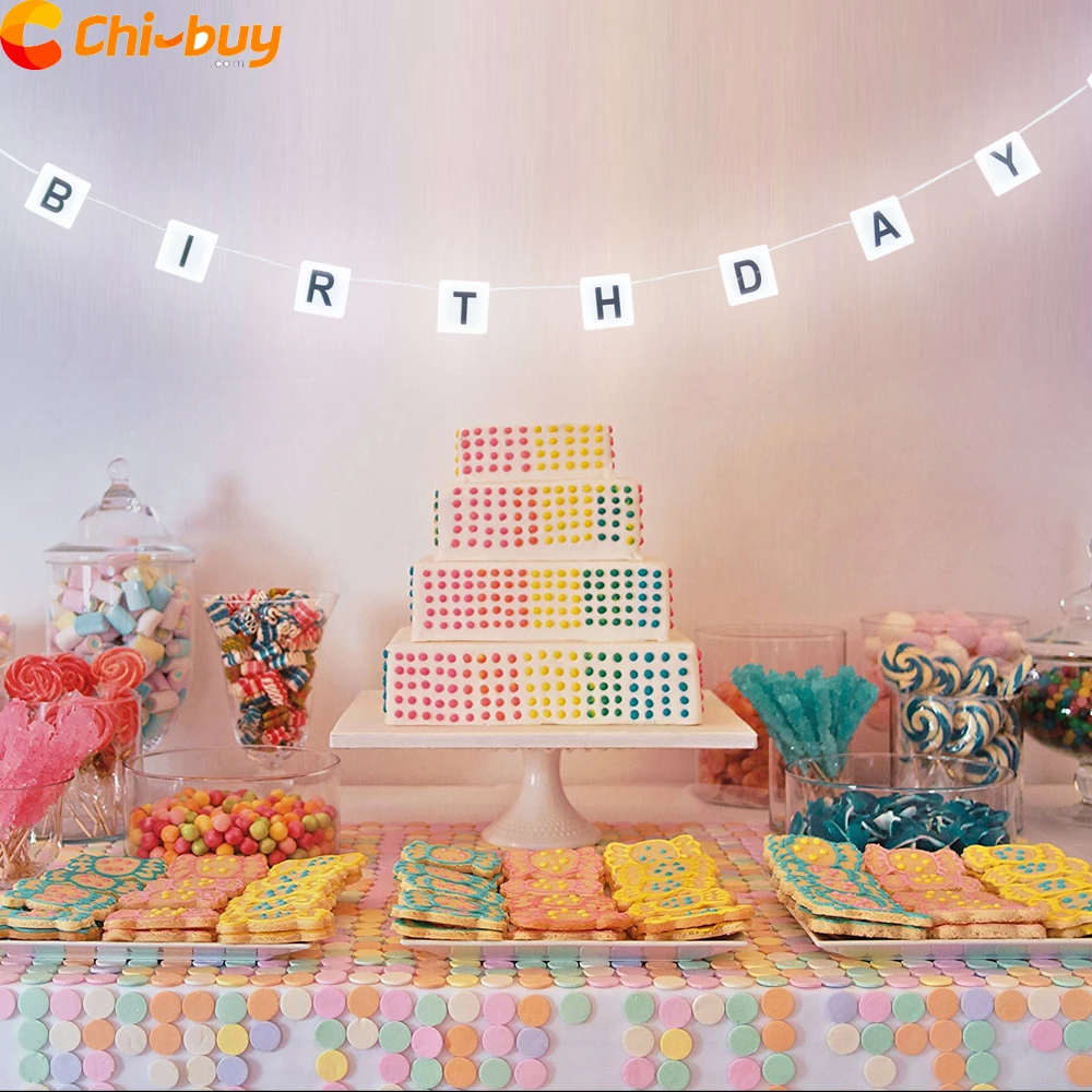 Chi-buy Wall hanging 10 x Square light String Lights LED DIY Letters Spelling rope lights Birthday wall hanging
Chi-buy Wall hanging 10 x Square light String Lights LED DIY Letters Spelling rope lights Birthday wall hanging