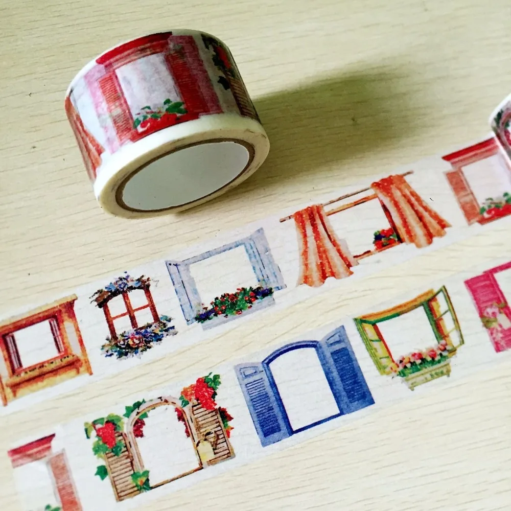 Free shipping 30mm*10m high quality washi paper tape/beautiful windows view masking japan washi tape
Free shipping 30mm*10m high quality washi paper tape/beautiful windows view masking japan washi tape