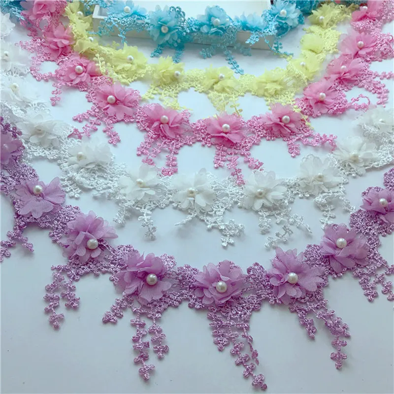 1y 7cm Flower Embroidery Lace Fabric Trim Ribbons Sewing Garment Handmade DIY Materials Decoration 7LS85
1y 7cm Flower Embroidery Lace Fabric Trim Ribbons Sewing Garment Handmade DIY Materials Decoration 7LS85