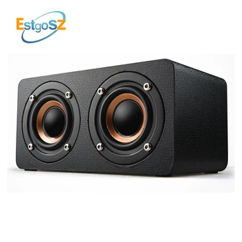 EStgoSZ Portable HiFi Wireless Bluetooth Speaker Wooden Bass Altavoz TF FM Radio caixa de som Soundbar with MIC for Phone PC
EStgoSZ Portable HiFi Wireless Bluetooth Speaker Wooden Bass Altavoz TF FM Radio caixa de som Soundbar with MIC for Phone PC