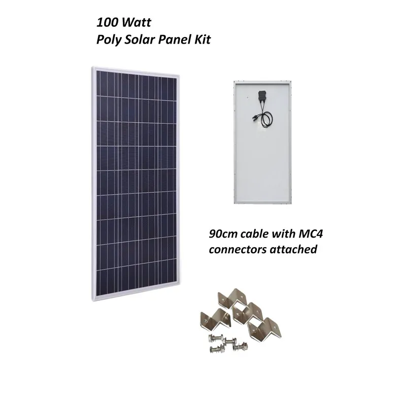 100w Solar Panel Polycrystalline cell Photovoltaic solar panel system+Z bracket for 12V Battery RV Boat , Car, Home Solar Power
100w Solar Panel Polycrystalline cell Photovoltaic solar panel system+Z bracket for 12V Battery RV Boat , Car, Home Solar Power