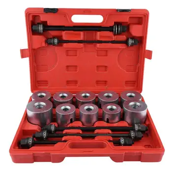 27pcs Car Universal Bush Bearing Removal Insertion Tools Set Press Pull Sleeve Kit Pulling Spindles and Nuts
27pcs Car Universal Bush Bearing Removal Insertion Tools Set Press Pull Sleeve Kit Pulling Spindles and Nuts