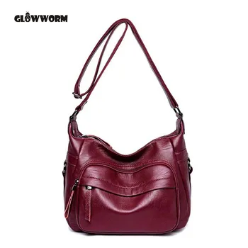 

Best Special Offer New Bucket Quality Genuine Leather Women Handbags GLOWWORM Brand Tote Bag Plaid Top-handle Famous Designer
