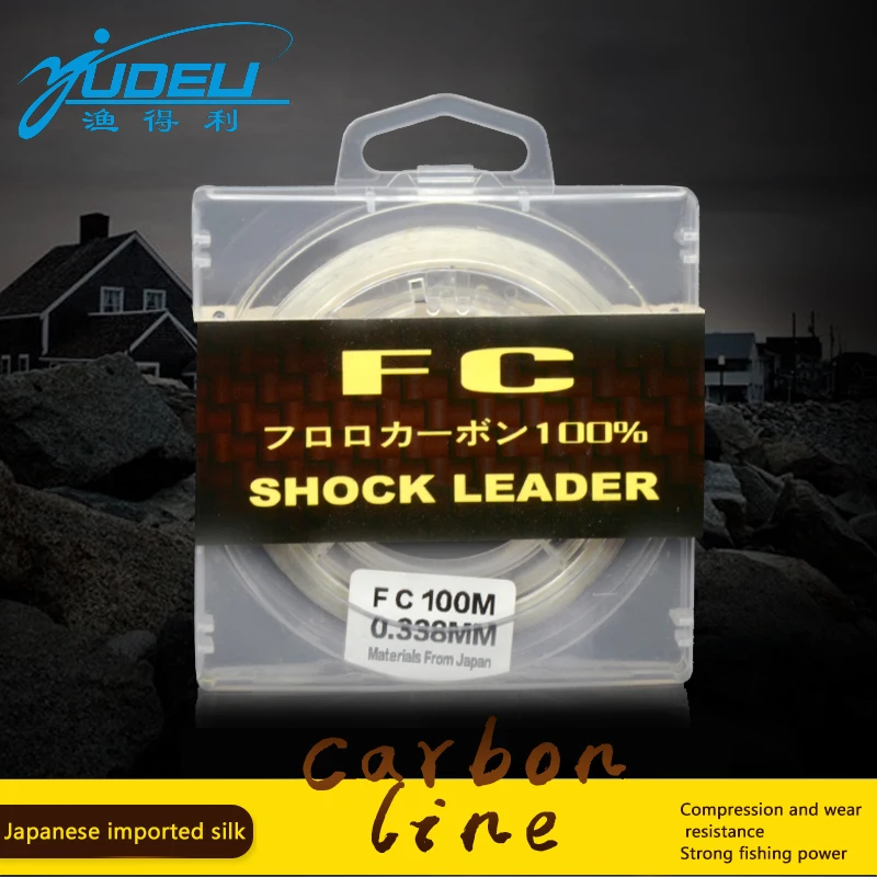 YUDELI 100M 0.1/0.28/0.56mm100% carbon fluoride Line winter carp fishing Leader Line Fast Sinking fly Fishing
YUDELI 100M 0.1/0.28/0.56mm100% carbon fluoride Line winter carp fishing Leader Line Fast Sinking fly Fishing