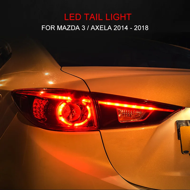 LED Tail Light for Mazda 3 / Axela 2014-2016 2017 2018 Left and Right Side LED Tail Lamp Reverse Light Turning Signal Light
LED Tail Light for Mazda 3 / Axela 2014-2016 2017 2018 Left and Right Side LED Tail Lamp Reverse Light Turning Signal Light