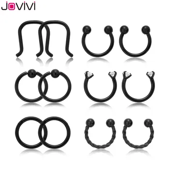 Jovivi 12pcs 16G 316L Stainless Steel U-Shaped Nose Ring Septum Retainer Lip Eyebrow Barbell Tragus Helix Cartilage Captive Hoop
Jovivi 12pcs 16G 316L Stainless Steel U-Shaped Nose Ring Septum Retainer Lip Eyebrow Barbell Tragus Helix Cartilage Captive Hoop