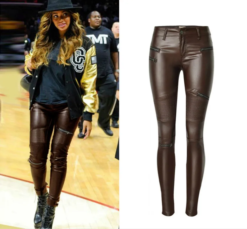 Coffee Low Waist PU Skinny Jeans Women Fashion Zipper Pencil Pants Top Quality Push Up Slim Pantalon Femme Locomotive Pants 2019
Coffee Low Waist PU Skinny Jeans Women Fashion Zipper Pencil Pants Top Quality Push Up Slim Pantalon Femme Locomotive Pants 2019