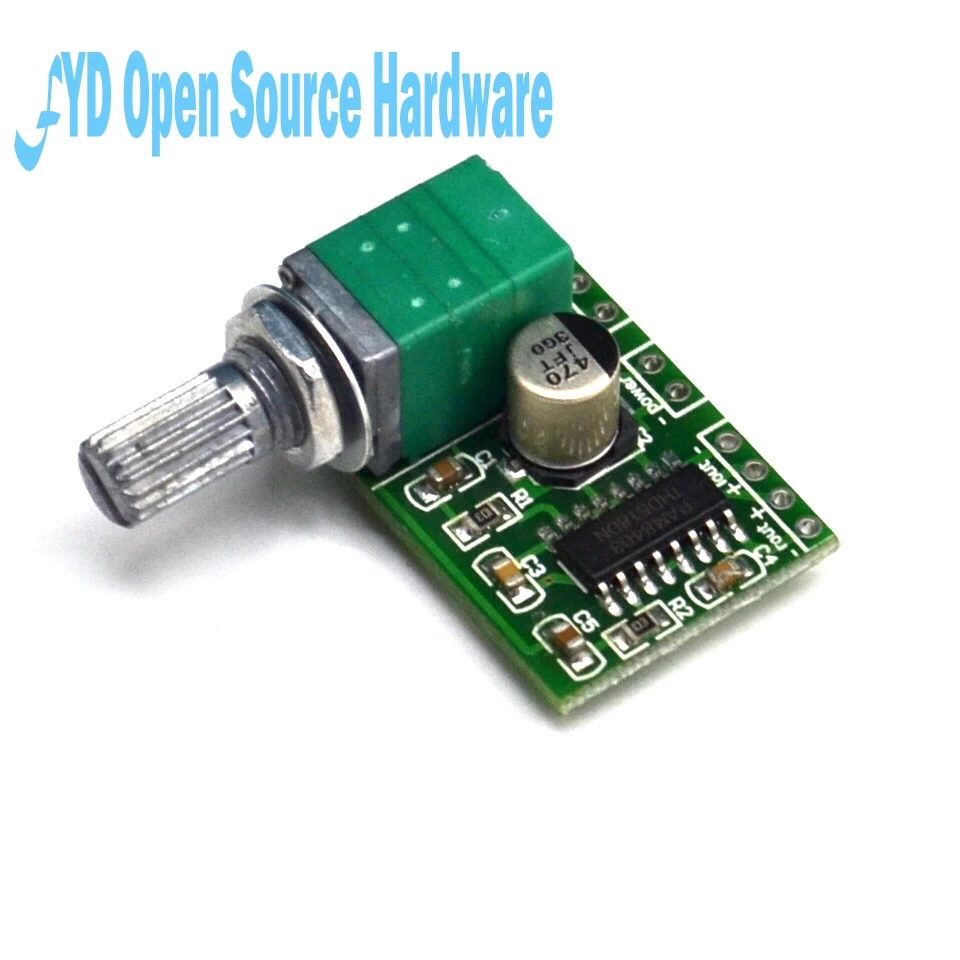 Super Mini PAM8403 DC 5V USB Digital Audio Amplifier Board Module 2 3W Volume Control with Potentionmeter Switch
Super Mini PAM8403 DC 5V USB Digital Audio Amplifier Board Module 2 3W Volume Control with Potentionmeter Switch