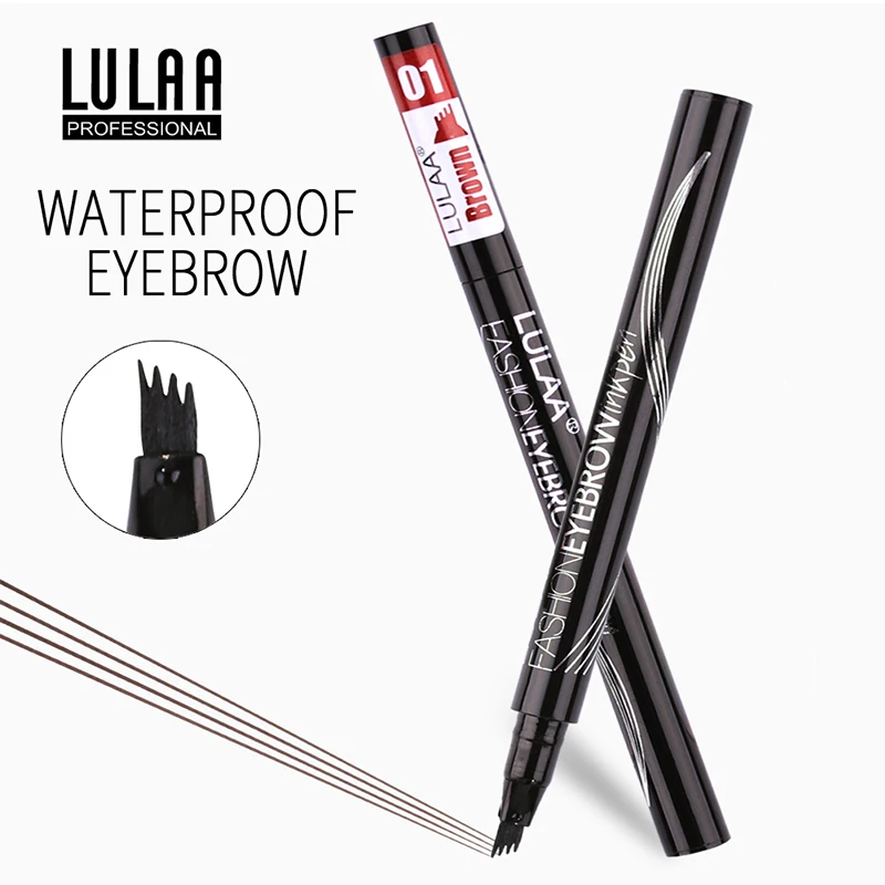 Women Liquid Eyebrow Pen 4 Fork Tip Sketch Makeups Waterproof Long Lasting Drop Ship
Women Liquid Eyebrow Pen 4 Fork Tip Sketch Makeups Waterproof Long Lasting Drop Ship
