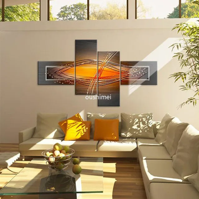 Handpaint 4 Piece Oil Painting Pictures On The Wall Abstract Picture Home Decor On Canvas Paintings For Living Rooms Decor Art
Handpaint 4 Piece Oil Painting Pictures On The Wall Abstract Picture Home Decor On Canvas Paintings For Living Rooms Decor Art