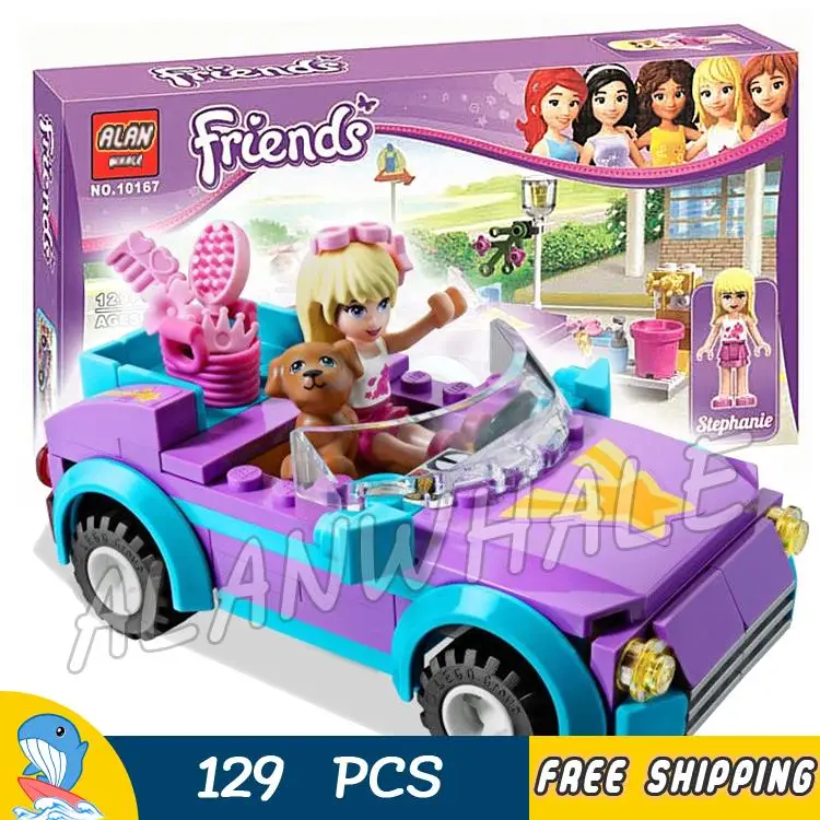 129pcs Friends Heartlake Stephanie's Cool Convertible Car 10167 Figure Building Blocks Toys Figure Compatible With LegoING
129pcs Friends Heartlake Stephanie's Cool Convertible Car 10167 Figure Building Blocks Toys Figure Compatible With LegoING