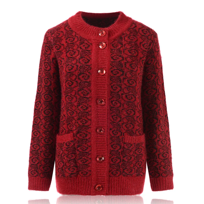 Women Sweater Middle-aged mother clothing New Fashion Spring Autumn Fashion Casual Sweater Cardigans Knitted Shirt Sweater Women
Women Sweater Middle-aged mother clothing New Fashion Spring Autumn Fashion Casual Sweater Cardigans Knitted Shirt Sweater Women